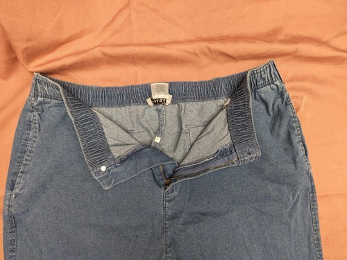 John Blair Sz 40 S Denim Flex Relaxed-Fit Sport Elastic Waist Jeans Pants NWOT - Picture 4 of 6