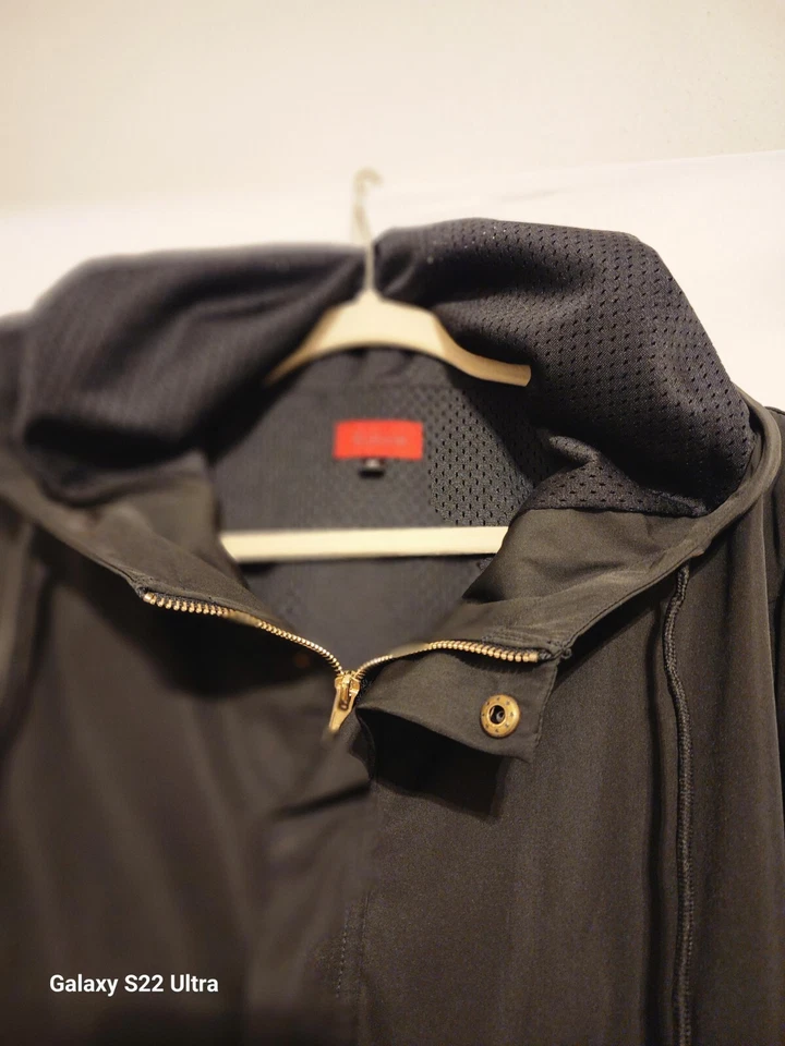 Pullover KILLION Talla M Para Hombres Forrado Anorak Con Capucha Informal Negro Blanco  Foto 3 de 4