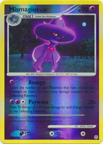 Mismagius DP1 Diamond & Pearl Pokemon 1st Edition DPBP#228