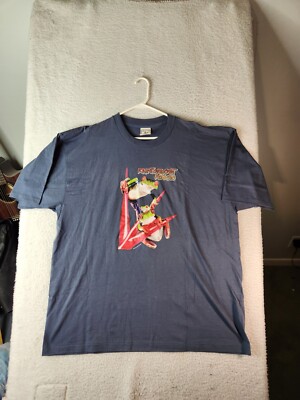 VTG  Rainforest Rescue Tree Frog T-Shirt Single Stitch 2000 Men's L USA Made 