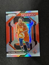 ALYSSA THOMAS 2024 Panini Monopoly Prizm WNBA Silver refractor