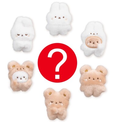 Blind Box Bag Toy For Girls  Bear Rabbit Keychain Mini Plush 1 Surprise Figure