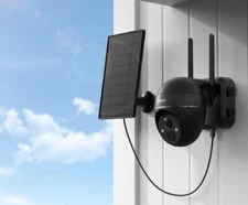 ieGeek Battery Powered Camera ZS-GX1S Wireless Rechargeable - Black