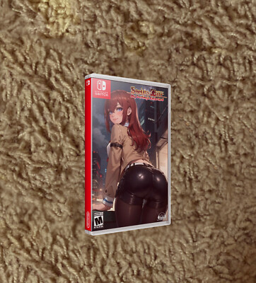 Stein's Gate CUSTOM D. SIDED COVER ART & CASE ONLY