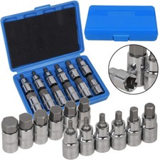 STECKSCHL&Uuml;SSEL SATZ 5mm -22mm INNENSECHSKANT N&Uuml;SSE 1/2 Zoll f&uuml;r INBUS SCHRAUBEN