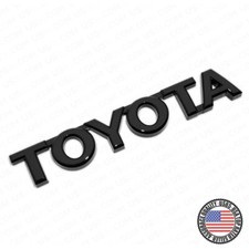 10-16 Tacoma Toyota Black Letter Back Body Tailgate Nameplate Emblem Badge Logo