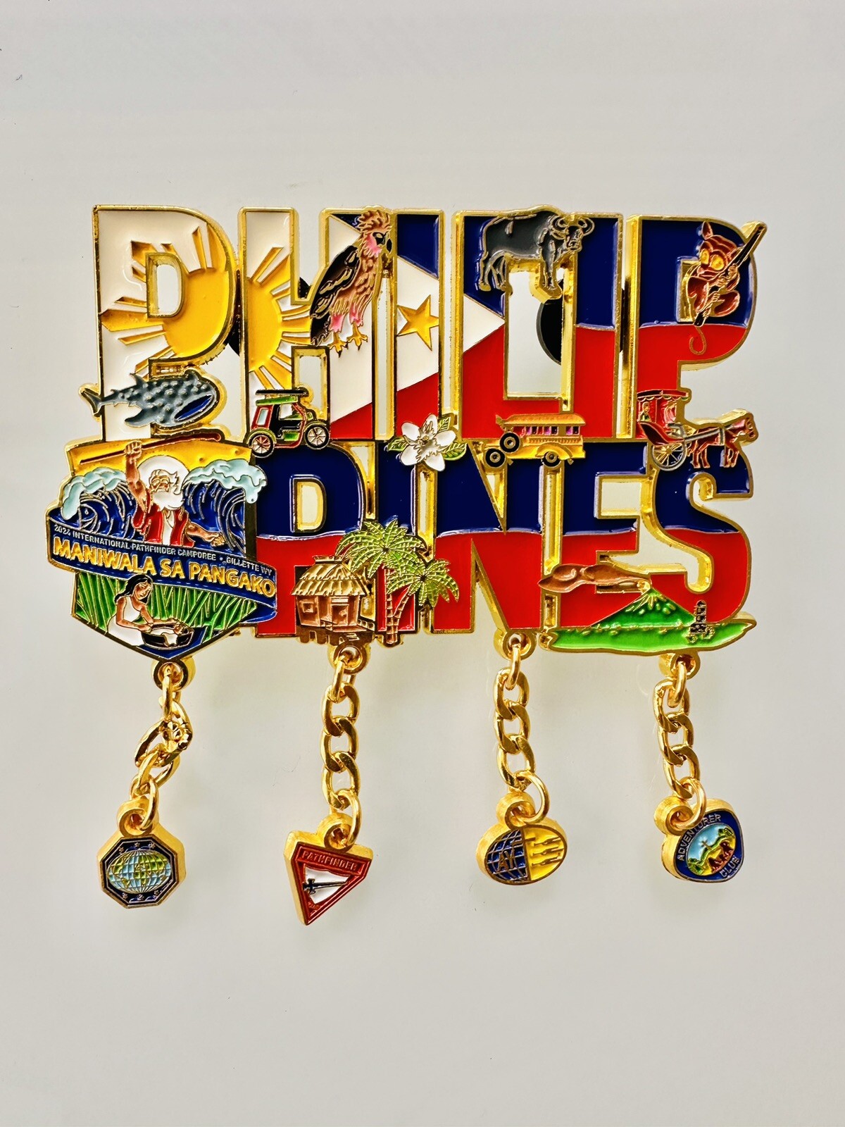 Believe The Promise 2024 SDA Pathfinder Camporee Pins 🇵🇭 Dangler Set of ...