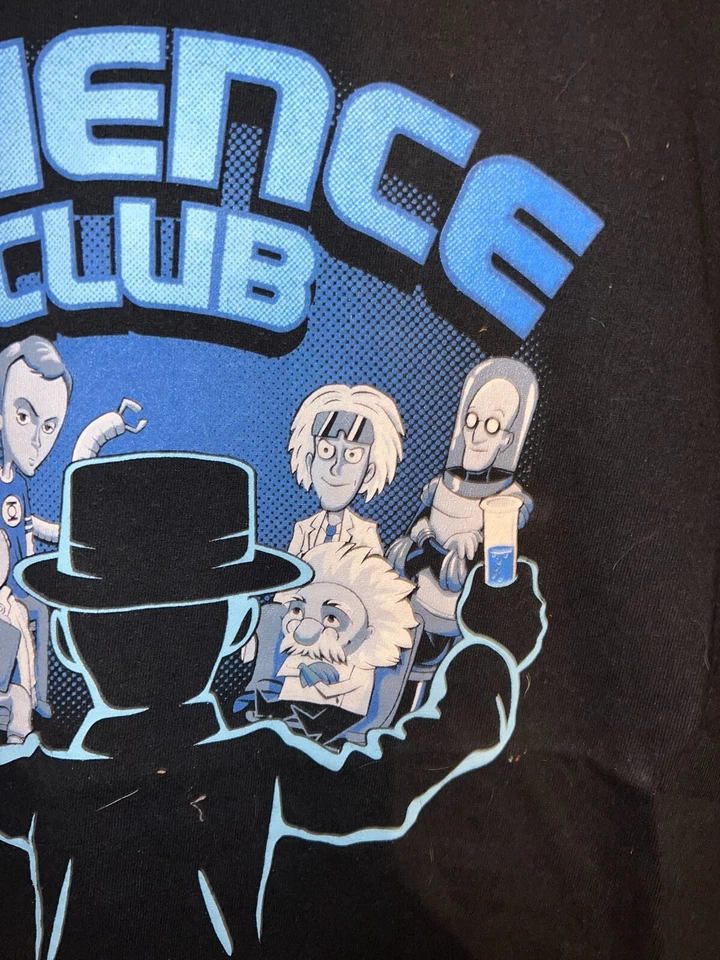 Camiseta Breaking Bad Science Club Heisenberg Walter blanca con gráficos de dibujos animados X-La Foto 4 de 4