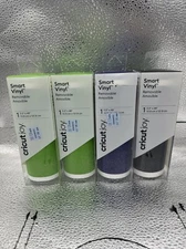 Cricut Joy Smart Vinyl Removable 5.5” X 48” Lot Of (4)