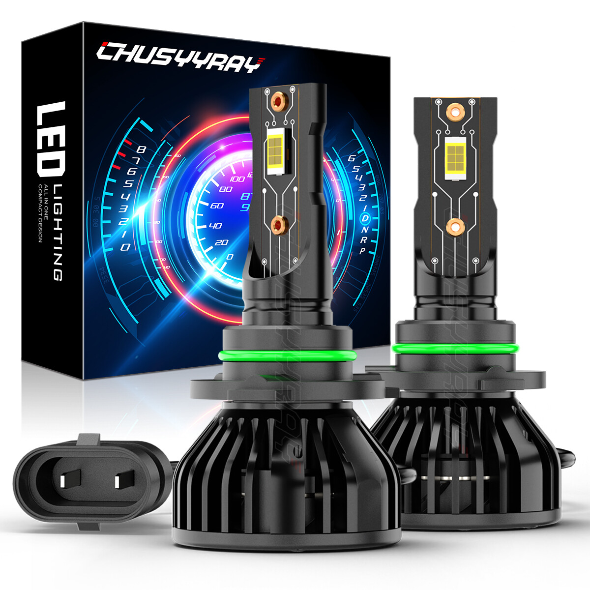 LED Headlight Bulbs For Honda Civic 2006-2015 - Low Beam 9006 HB4, 6000K Pure White, 5-Year Warranty 4 thumbnail image