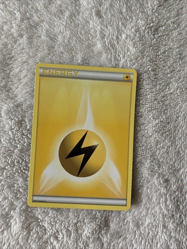 Lightning Energy 100/102 Shadowless Base Set Pokemon Card ~ LP - 第 1/2 張圖片