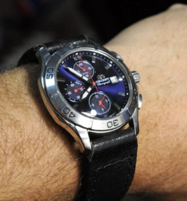 ORIENT Sporty Neo Seventies Horizon TDOE-000 Quarz Chronograph Stainless Steel