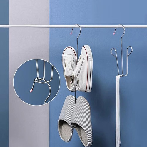 Stainless Steel Shoe Rack Windproof Shoe Drying Artifact New Drying Shoe Hook - Picture 3 of 8