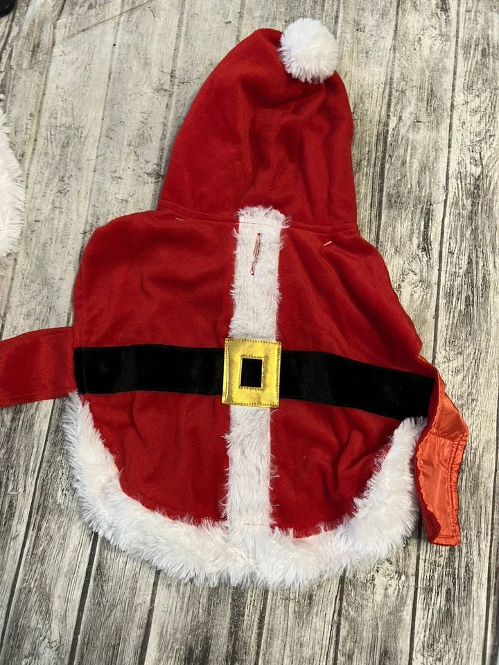 Pet Santa Costume/outfit size Xsmall - Image 3 of 4