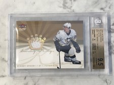 2005/06 FLEER ULTRA ROOKIES SCORING KINGS WHITE JERSEY SIDNEY CROSBY BGS 9.5