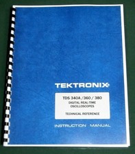 Tektronix TDS 340A Technical Reference Manual: 11"X17" Foldouts & Plastic Covers
