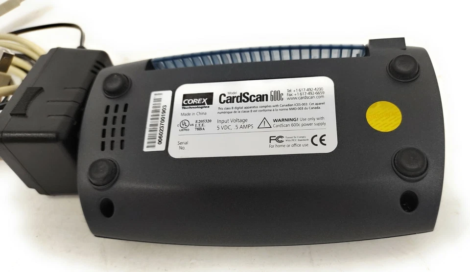 Corex CardScan 600c Color Business Card Scanner - Image 4 of 4