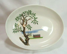Santa Anita Ware California MODERN AMERICANA One (1) Oval Serving Bowl GC 