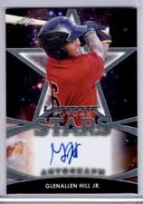 2019 LEAF ULTIMATE FUTURE STARS GLENALLEN HILL JR MLB ROOKIE RC AUTOGRAPH #FSGH2