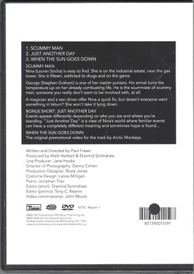 ARCTIC MONKEYS Scummy Man DVD When The Sun Goes Down JUST ANOTHER
