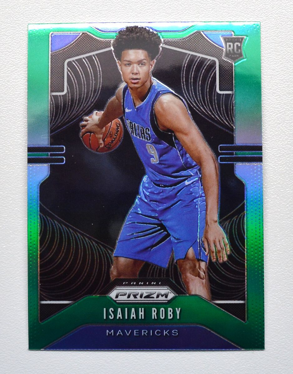 2019-20 Panini Prizm Prizms Green #283 Isaiah Roby