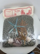 VTg Sea Chest Deluxe Decorator Kit 5’x10’ Genuine Fish Net w/ Shells & Starfish