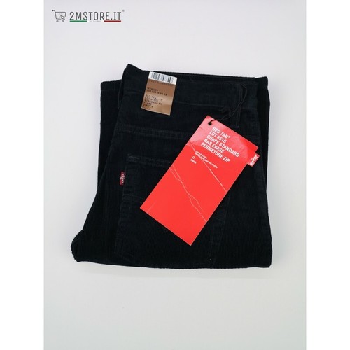 Levis Jeans Velluto Levi's 516 RED TAB Nero Standard Fit Flare Leg Top  Vintage | eBay
