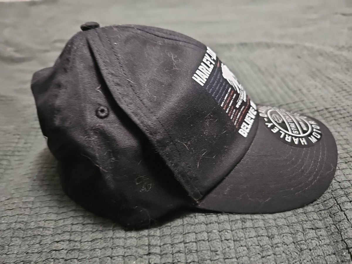 NEW Harley Davidson Wounded Warrior Project Black Stretch 