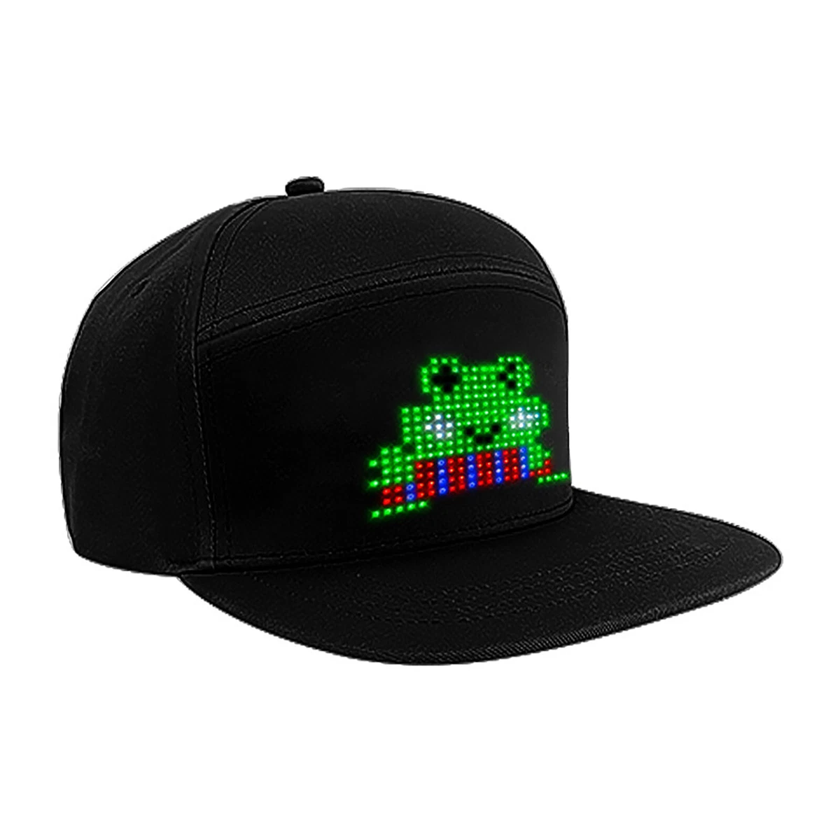 Bluetooth LED Cap Display Screen Smart Hat Adjustable Cool LED Baseball Cap
