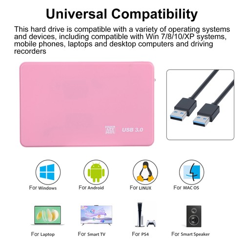 1/2/4/6/8/10/12TB USB 3.0 Festplatte Tragbare Festplatte Externe Festplatte Y - Afbeelding 7 van 34