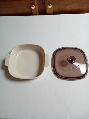 VTG Corning Ware Symphony Casserole Dish A-2-B w/A-9-C Amber Lid - Picture 3 of 5