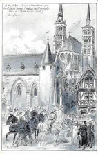 Illustrator - No. 91969 - Robida - May 13, 1430 - Joan Of Arc Is Received By