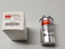 Motor Run Capacitor: Round, 440V AC, 10 mfd, 3 in Overall Ht