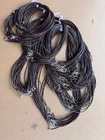 2mm Brown Leather Cord Necklace Sterling Silver with Lobster Clasp 14-32" Chain