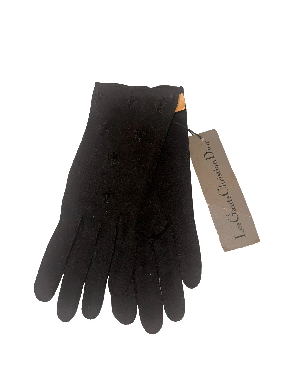 Guantes Vintage Negro Pequeño Negro