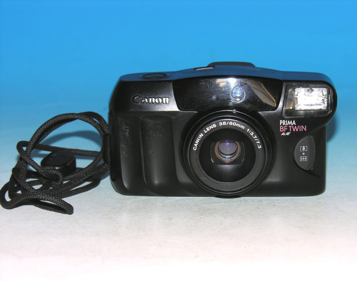 Canon Prima BF Twin AiAF 35mm Point & Shoot Film Camera - Lens