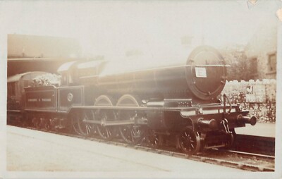 Old postcard train / locomotive / photo card / photograph POUTEAU / STATION / RAILWAY