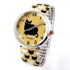 Big Black Cat Stretch Watch