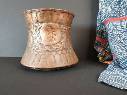 Old Turkish Copper Planter with Lovely Shape …beautiful collection & display pi - Picture 2 of 12