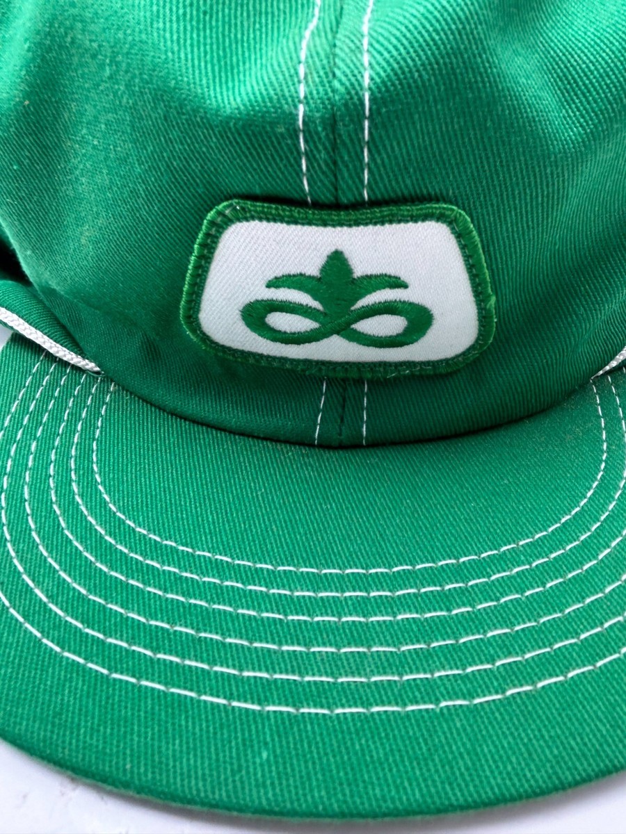 Vintage Pioneer Seed Ear Flaps Agriculture Hat Cap Fitted Medium