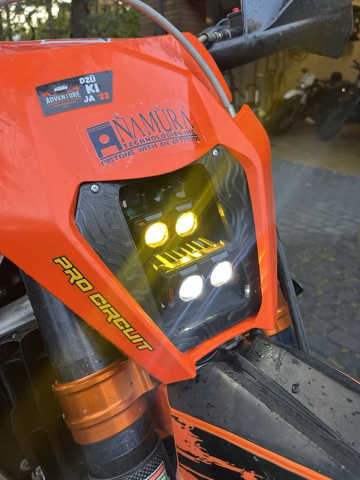 2017-2023 KTM LED ENDURO HEADLIGHT, ANTI FOG, RAIN, DUST MODE, ADJUSTABLE HEIGHT - Image 4 of 4
