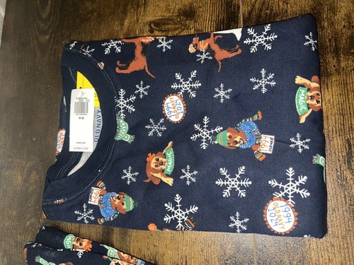 NWT! OLD NAVY Gender-Neutral Graphic Snug-Fit Pajama Set for Kids - Medium - Picture 5 of 8