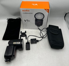 Godox TTL Li-ion Round Head Camera Flash Unit V1N As-is Parts 