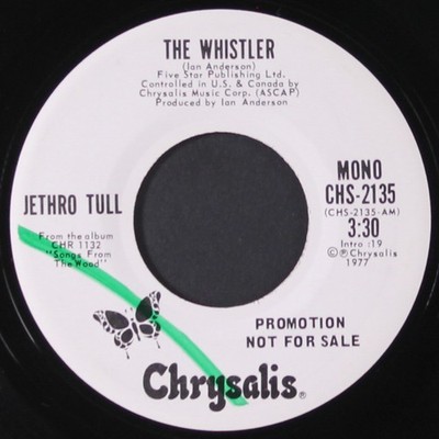JETHRO TULL: the whistler / mono CHRYSALIS 7'' Single 45 RPM