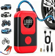 28000mah Car Jump Starter With Air Compressor Pack Booster Jumper Power Bank Y