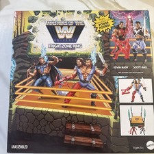 Masters of the WWE Universe Fright Zone Ring Playset the HORDE NWO Nash Hall MIP