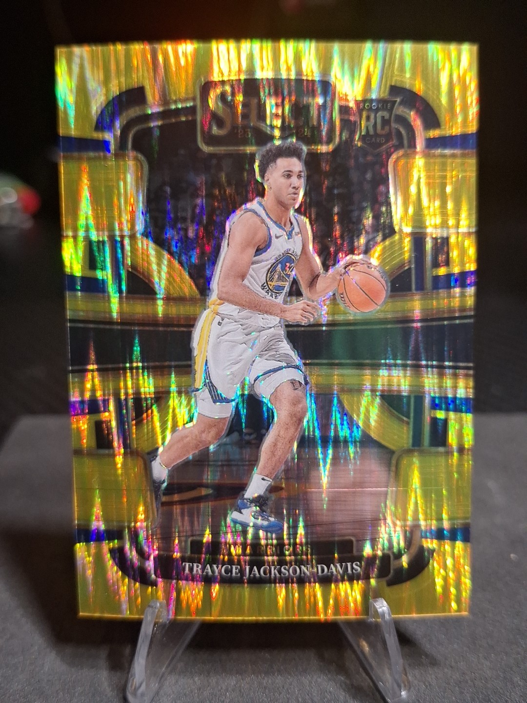 Trayce Jackson-Davis Gold flash  /10  Rookie - 2023-24 Panini Select Concourse