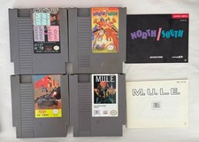 Nintendo NES Games Lot - North and South, M.U.L.E, Conflict, Shingen - Working