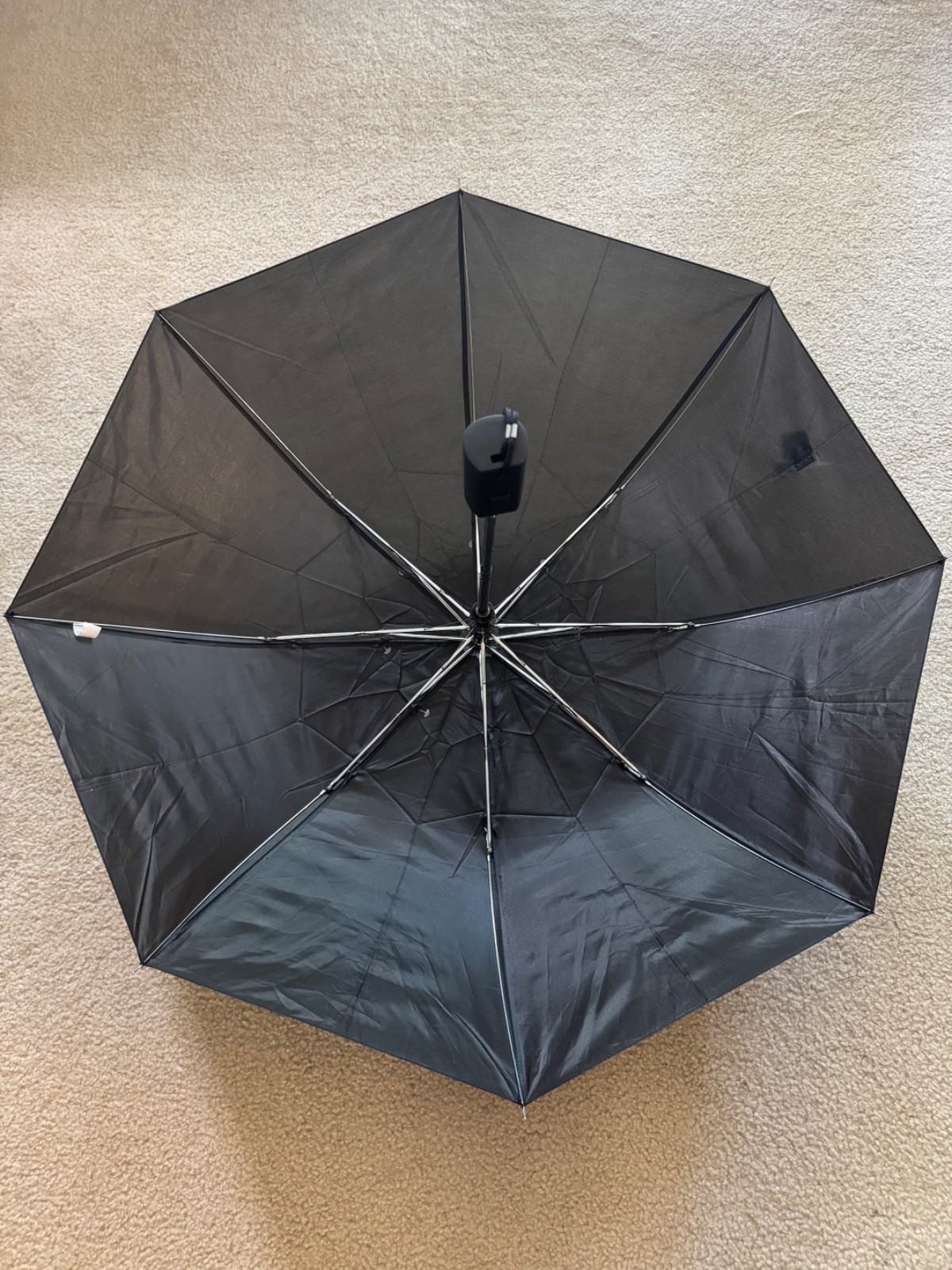 6pcs basic black Rain essentials umbrellas barely… - image 4