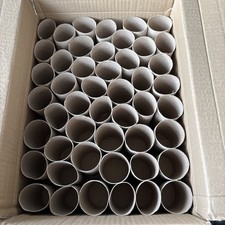 40 Toilet Roll Tubes -  Arts & Crafts / Projects/Seedlings/Cracker/Christmas